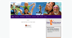 Desktop Screenshot of peakperformancechiro.com.au